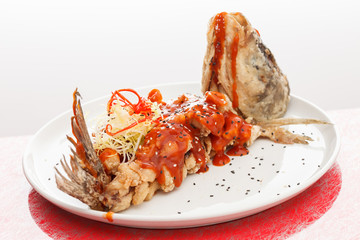 carp in sour-sweet sauce