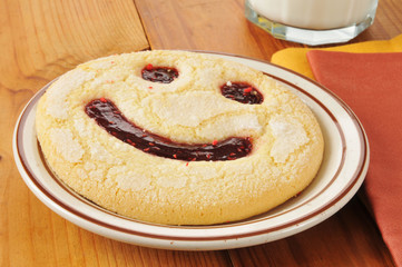 Smiley face cookie
