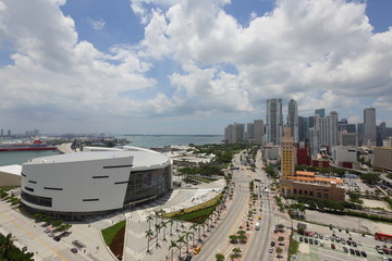 Aerial image Downtown Miami