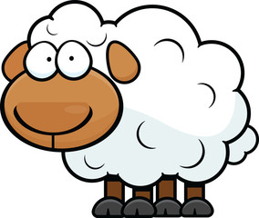 Fototapeta premium Cartoon Sheep