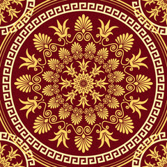 vector seamless elegant lace gold ornament