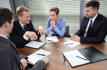 Fototapeta premium Business meeting in office