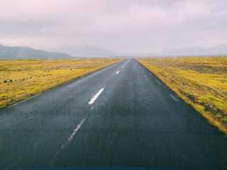 Road to nowhere in Iceland