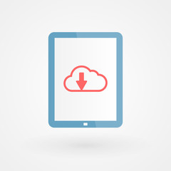 Tablet and download cloud
