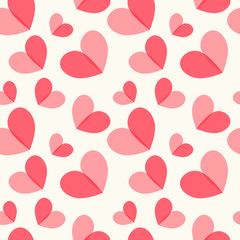 Heart seamless pattern 4