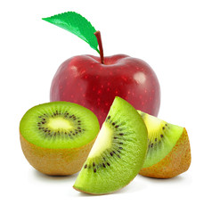 apple and kiwi