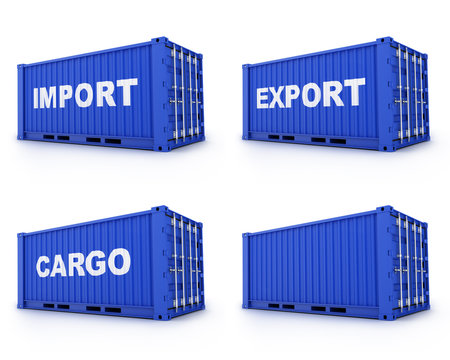 Four cargo container