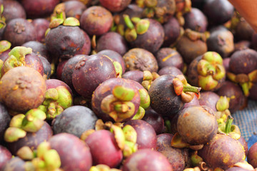 Fresh mangosteen in the Market