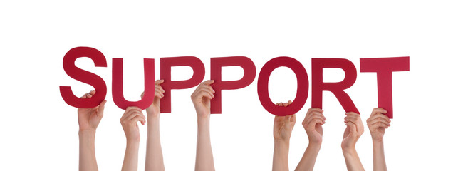 People Holding Support