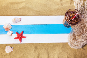 Summer Beach Scene
