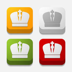 square button: crown