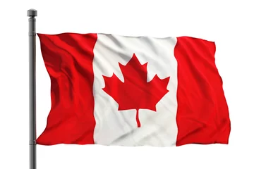 Foto op Aluminium Vlag van Canada © Destina