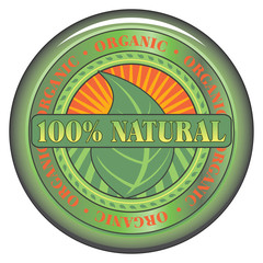 Natural Organic Button