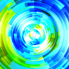 Abstract technology circles vector background