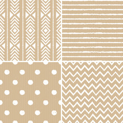 Seamless Cardboard Paper Backgrounds - 67045592