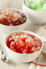 Refreshing Homemade Shaved Ice