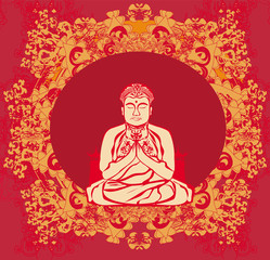 Buddha - abstract card