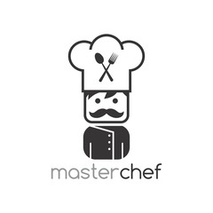 Obraz premium chef avatar portrait picture icon