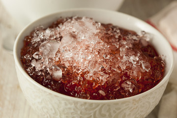 Refreshing Homemade Shaved Ice
