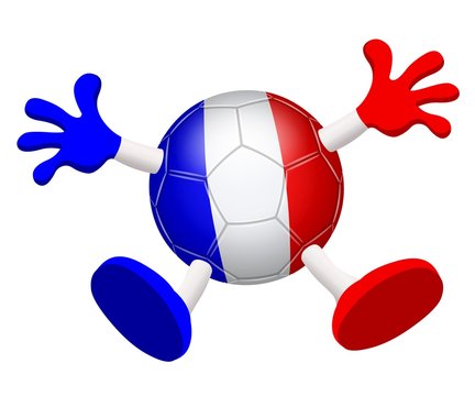 Football. Ballon supporter de l’équipe de France