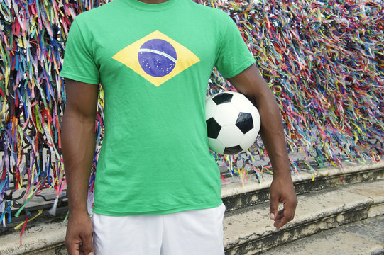 Brazilian Soccer Football Player Salvador Wish Ribbons