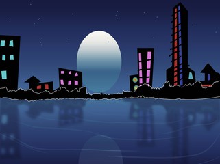 the city at night