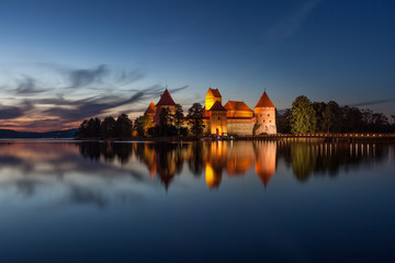 Naklejka na ściany i meble Trakai Island Castle