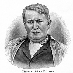 Thomas Alva Edison - obrazy, fototapety, plakaty