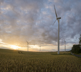 Turbiny wiatrowe,Niemcy © Mike Mareen