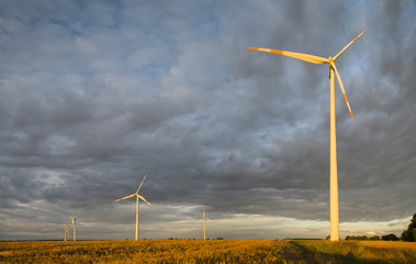 Turbiny wiatrowe,Niemcy © Mike Mareen
