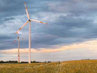 Turbiny wiatrowe,Niemcy © Mike Mareen