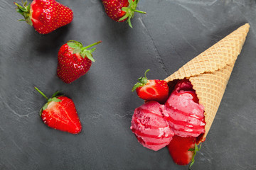 Strawberry Ice Cream