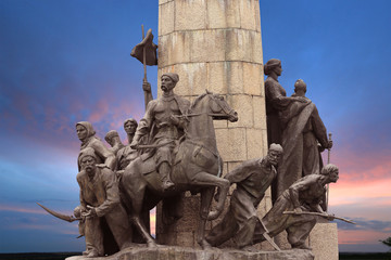 Monument to the heroes of the liberation war of 1648-1654 in Ukr