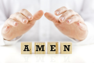 Amen - obrazy, fototapety, plakaty