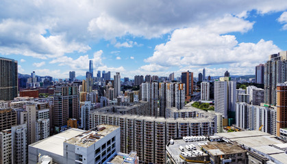 Fototapeta premium Hong Kong Downtown city