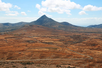 Straße durch Fuerteventura