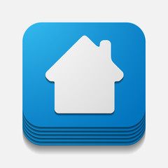 square button: house