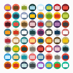 Flat design: portfolio