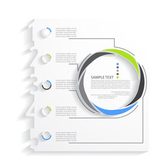 Vector illustration of business infographics