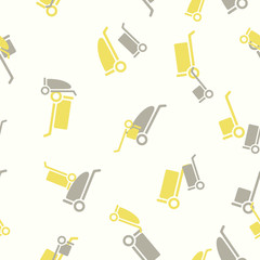 seamless background: trolley