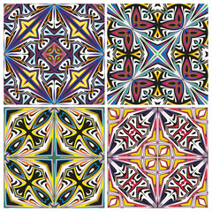 Ceramic Tile Pattern in Mediterranian Style