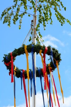 Traditioneller festlicher Kranz