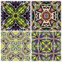 Ceramic Tile Pattern in Mediterranean Style