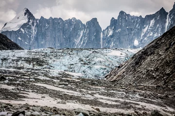 Foto op Canvas Argentiere Glacier view, Chamonix, Mont Blanc Massif, Alps, Fran © Lukasz Janyst