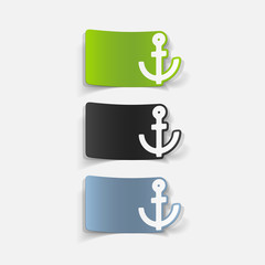 realistic design element: anchor