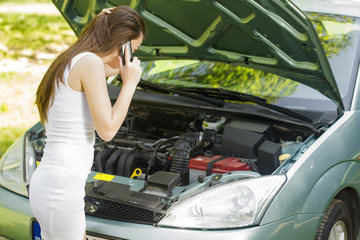 frustration with car 