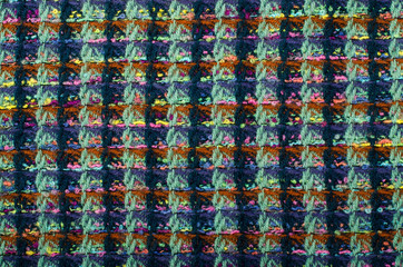 Tartan pattern. Green plaid print as background.