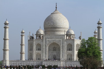 Das Taj Mahal in Indien