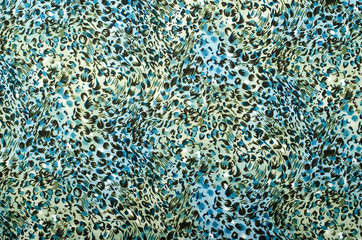 Blue and green leopard pattern. Animal print as background.