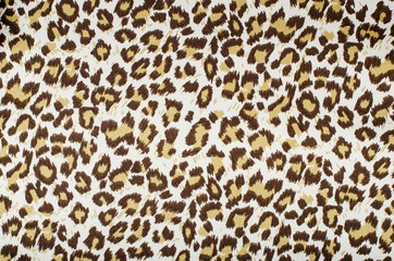 Brown leopard pattern. Animal leopard print as background.